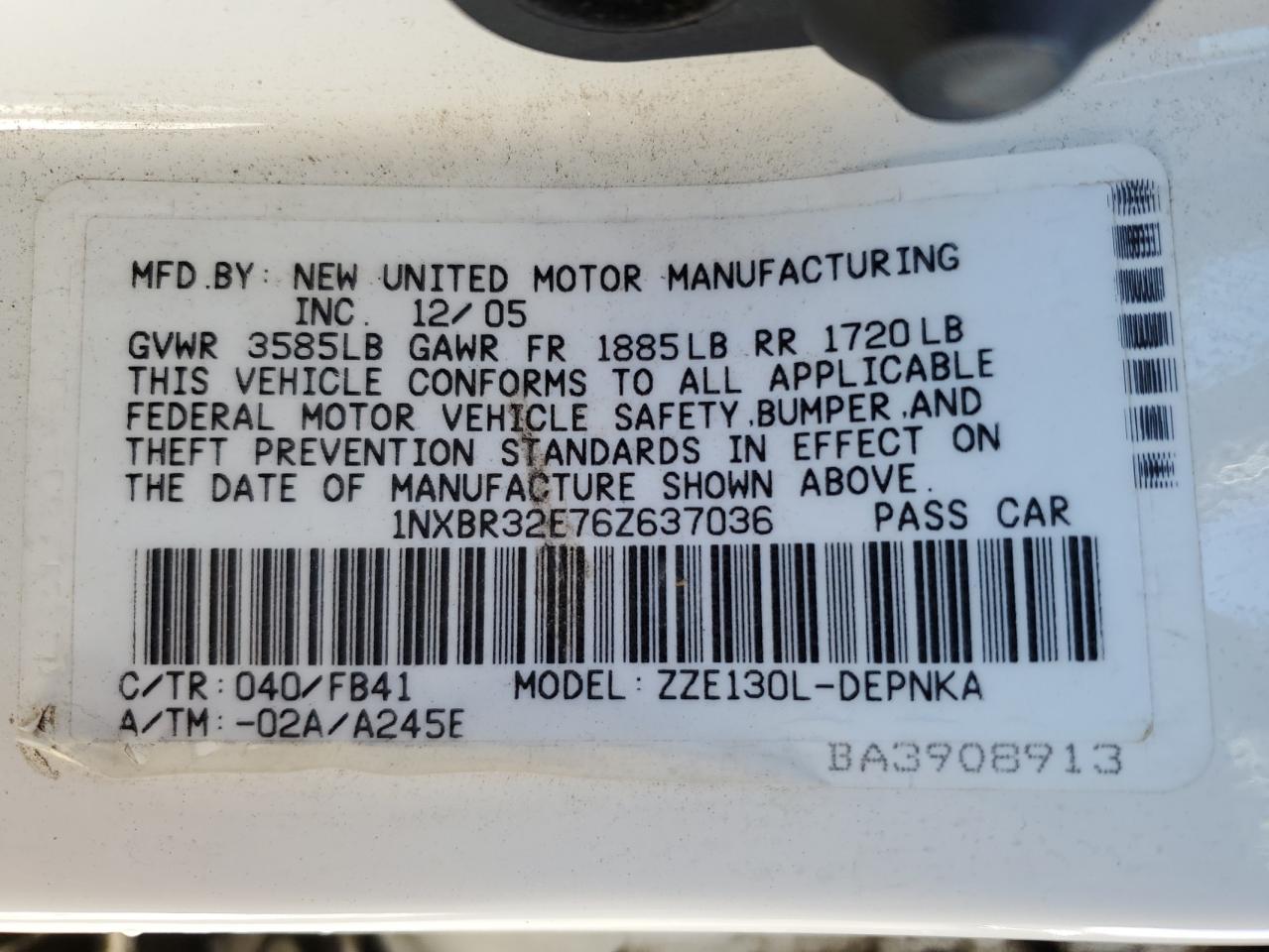 2006 Toyota Corolla - Image 12