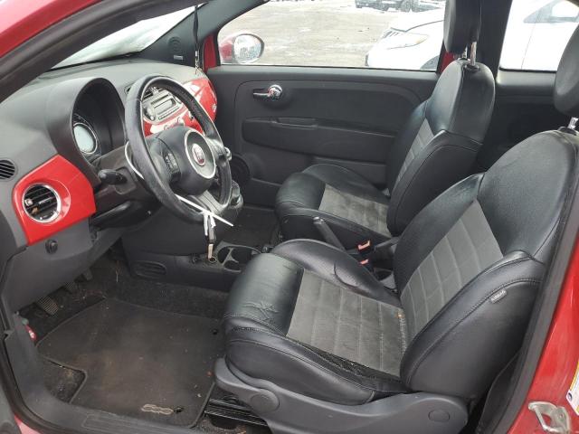  FIAT 500 2012 Красный