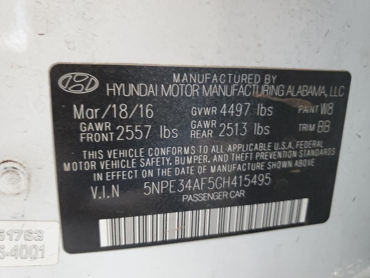 2016 Hyundai Sonata - Image 14