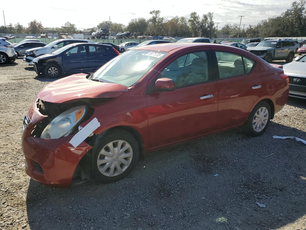 VIN 3N1CN7AP1DL871018 2013 NISSAN VERSA no.1