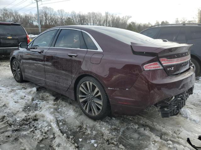  LINCOLN MKZ 2017 Бургунди