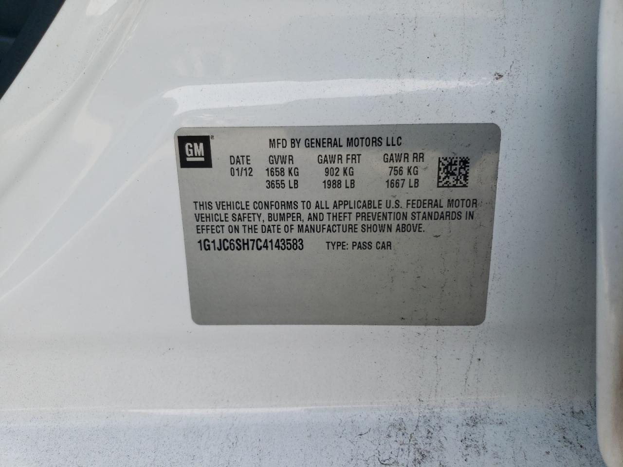 2012 Chevrolet Sonic - Image 12