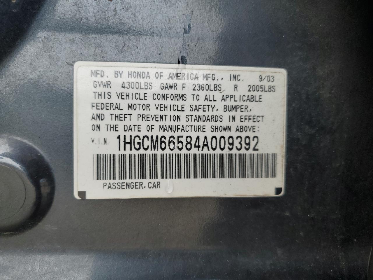 2004 Honda Accord - Image 12