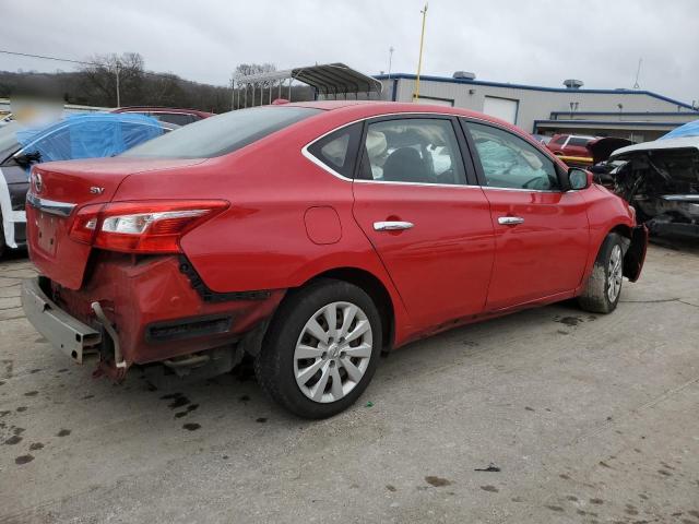  NISSAN SENTRA 2017 Red