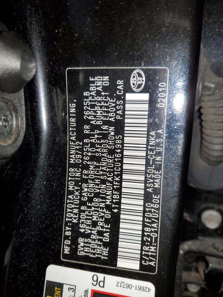 2012 Toyota Camry - Image 12