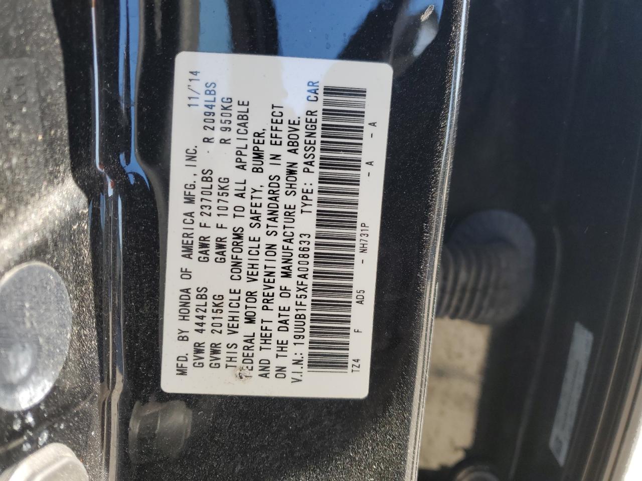 2015 Acura TLX - Image 14