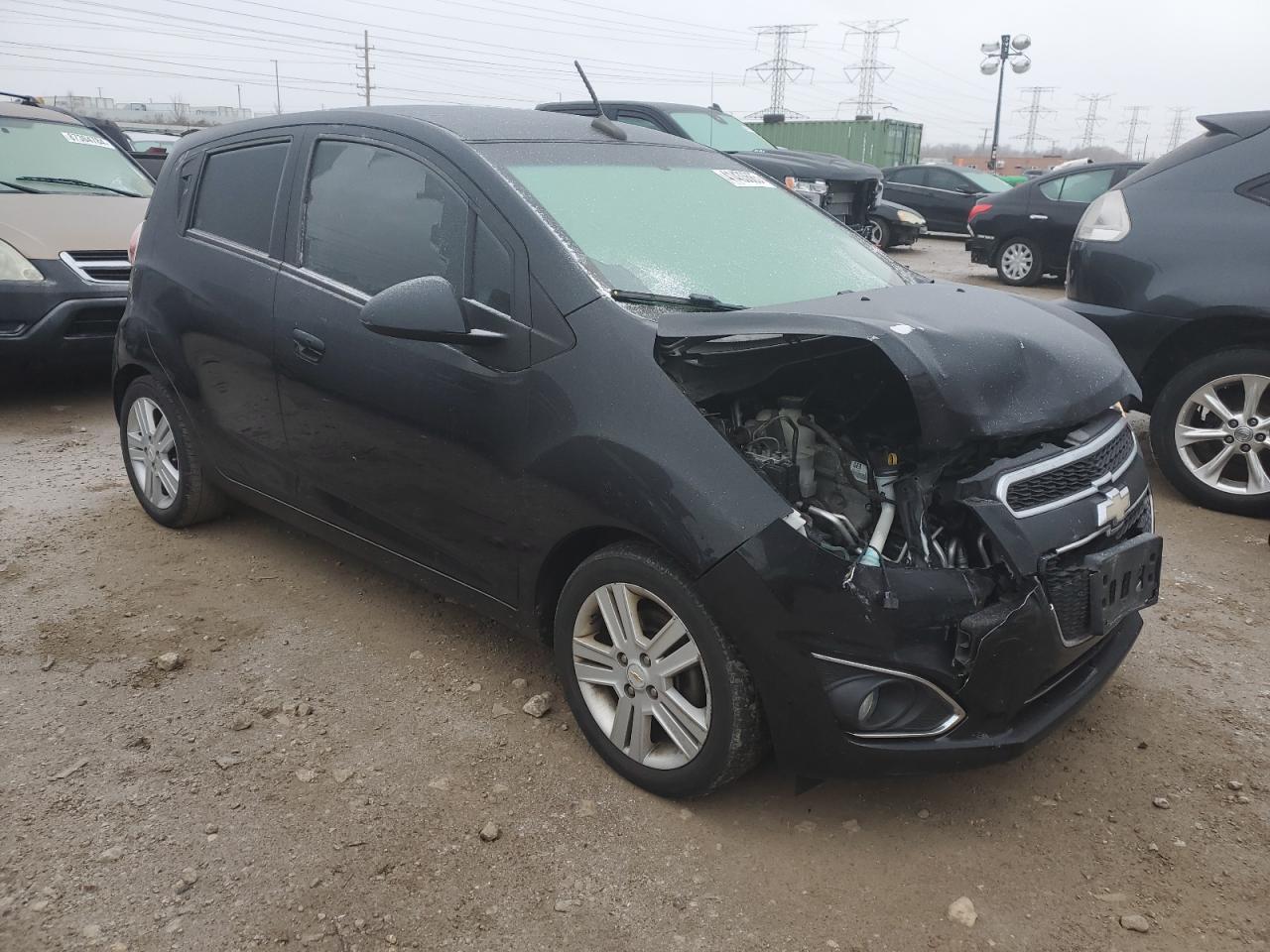 VIN KL8CD6S91EC591230 2014 CHEVROLET SPARK no.4