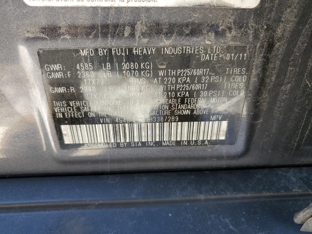2011 Subaru Outback - Image 13