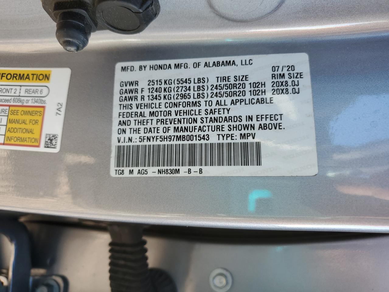 2021 Honda Pilot - Image 15