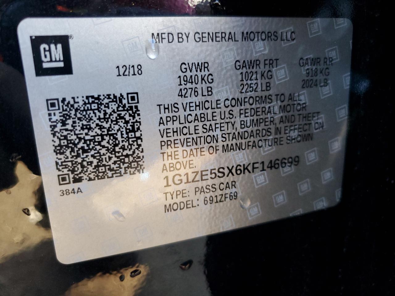2019 Chevrolet Malibu - Image 12
