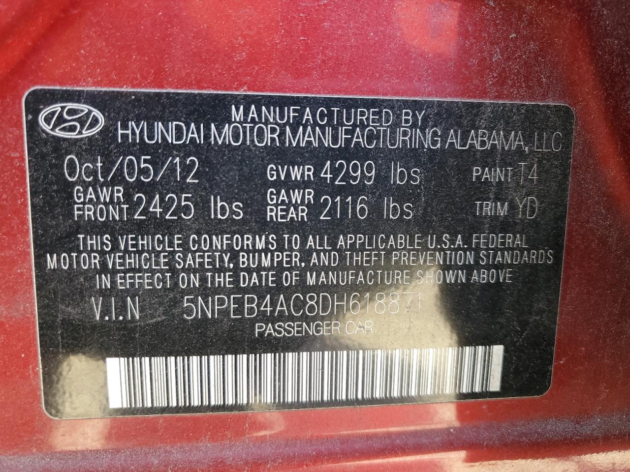 2013 Hyundai Sonata - Image 12
