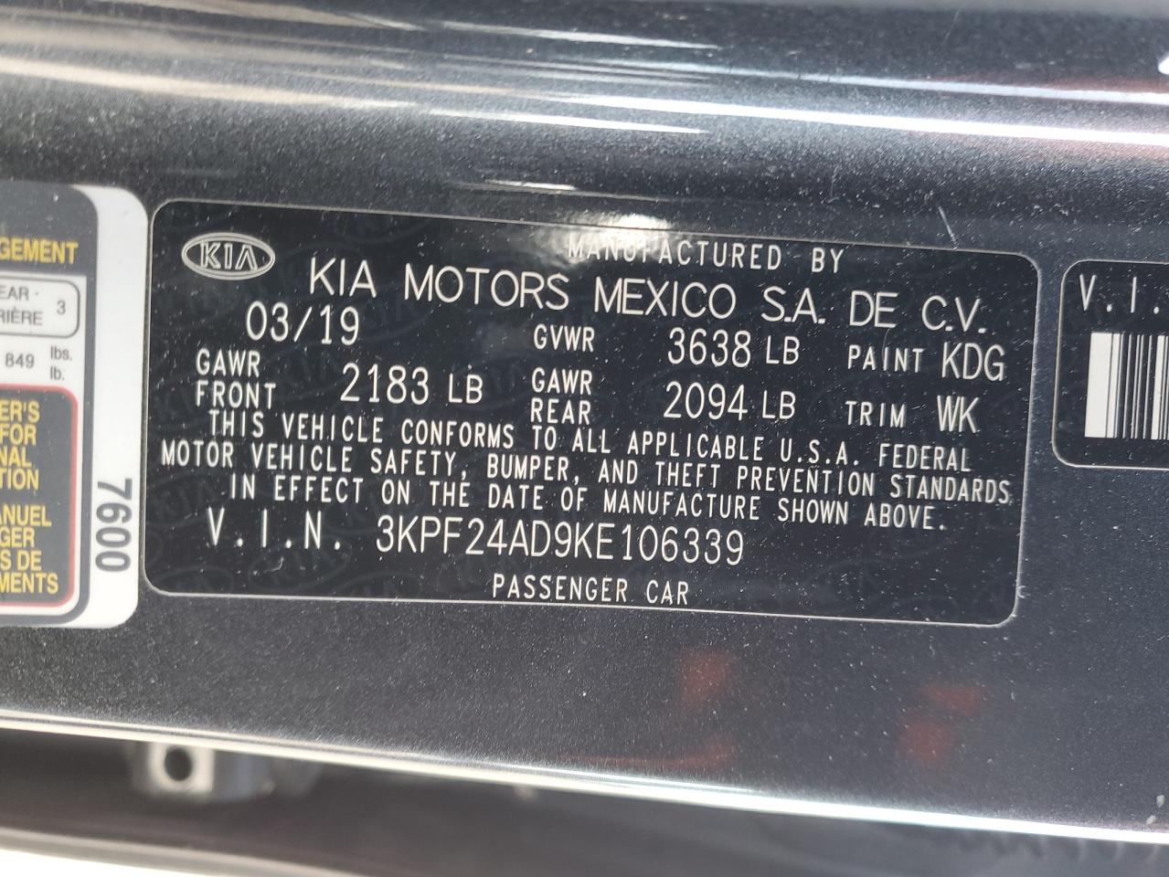 2019 Kia Forte - Image 13