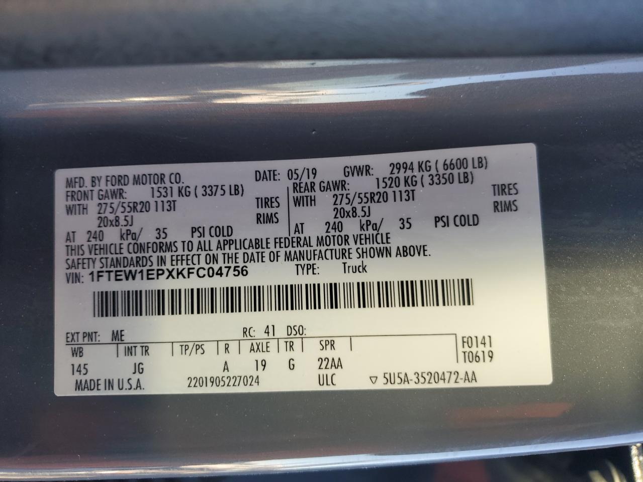 2019 Ford F-150 - Image 12