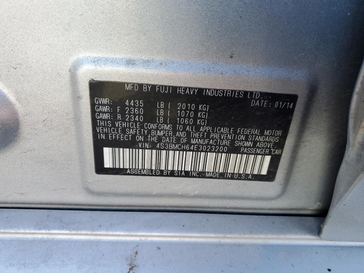 2014 Subaru Legacy - Image 12