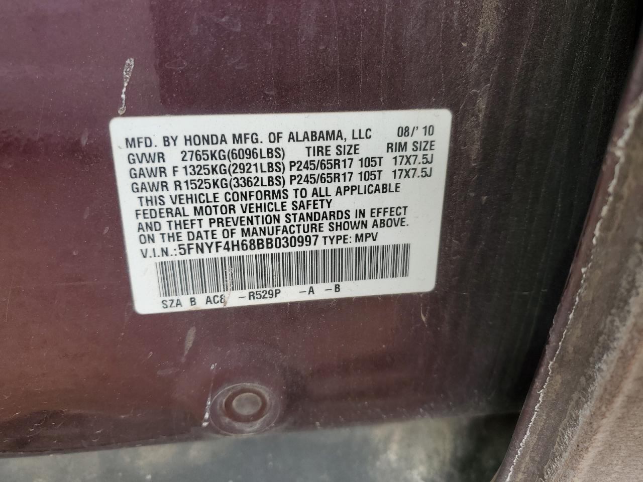 2011 Honda Pilot - Image 15