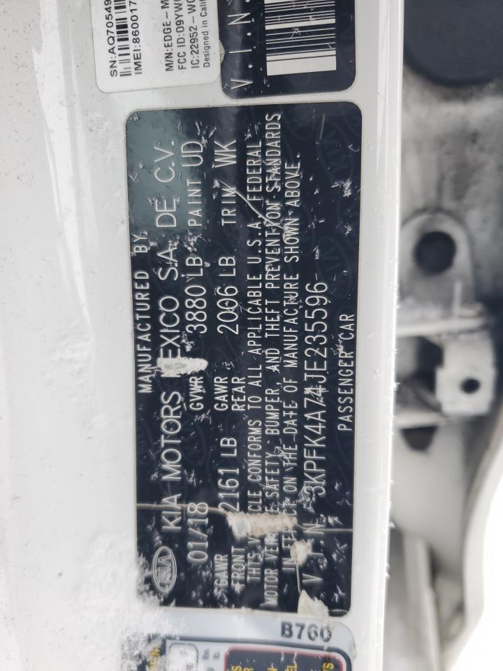 3KPFK4A74JE235596 2018 KIA FORTE - Image 14