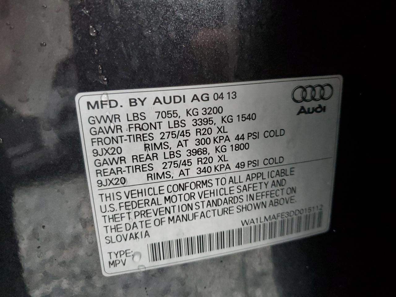 2013 Audi Q7 - Image 13