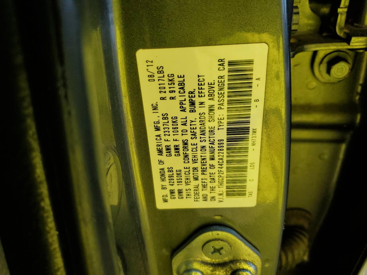 2012 Honda Accord - Image 14