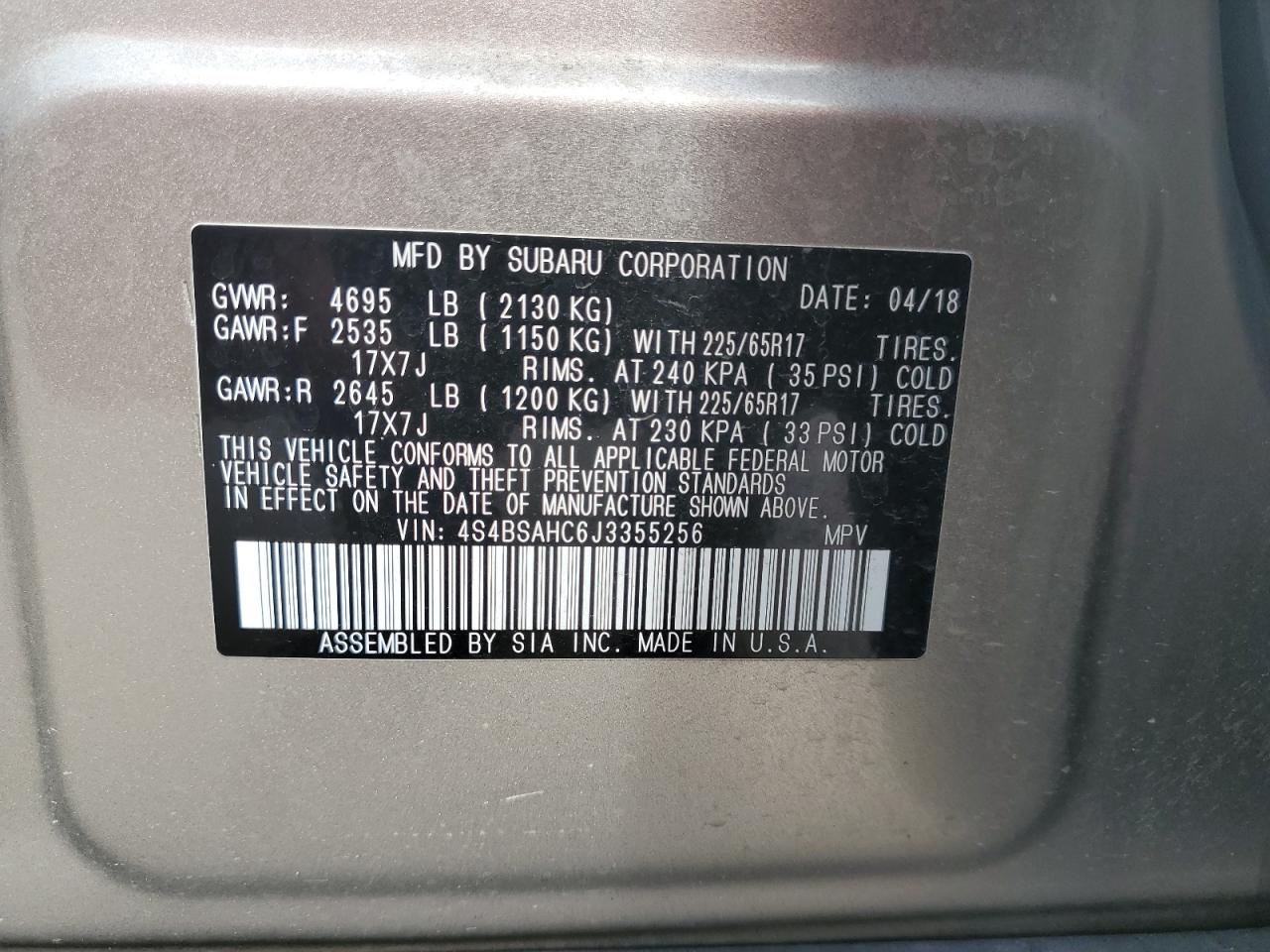 2018 Subaru Outback - Image 13