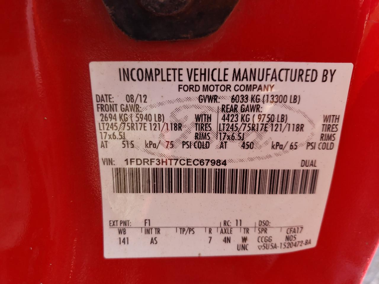 2012 Ford F350 - Image 13