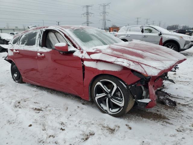  HONDA ACCORD 2019 Красный
