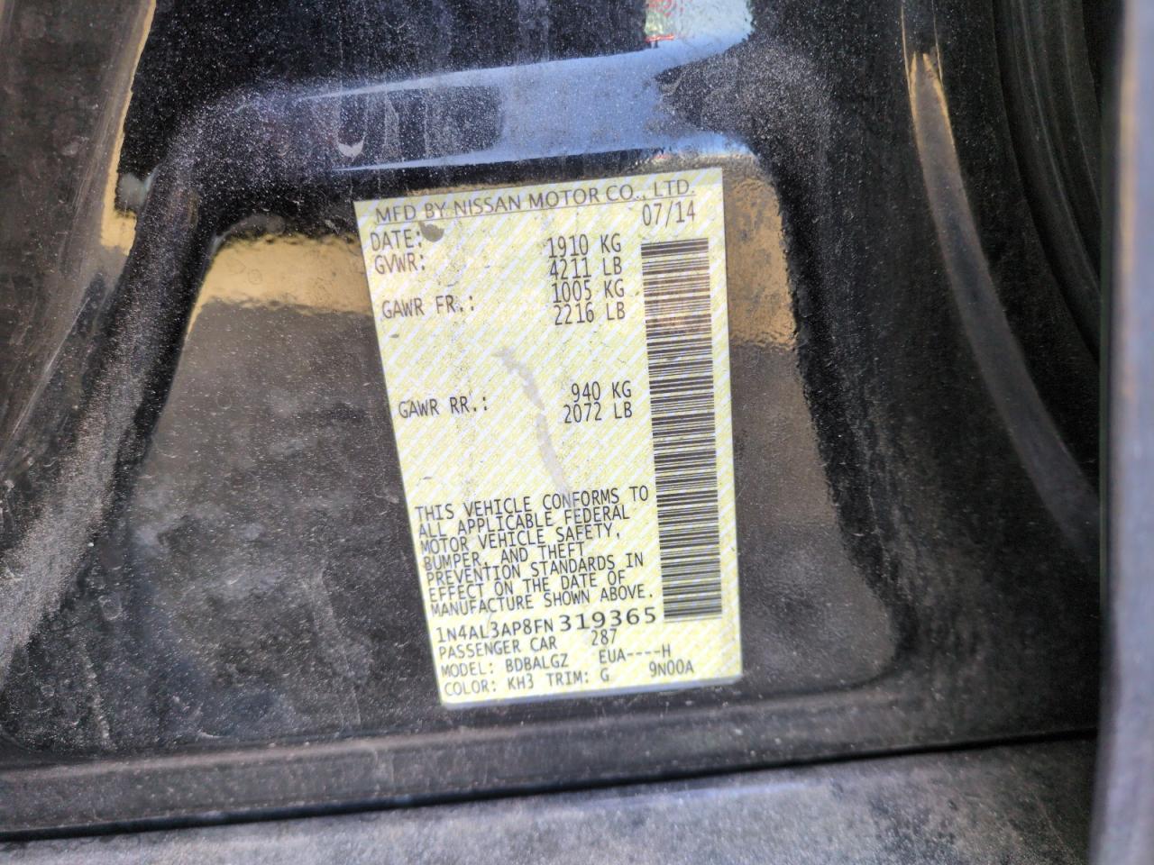 2015 Nissan Altima - Image 12