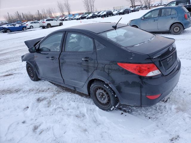  HYUNDAI ACCENT 2014 Чорний