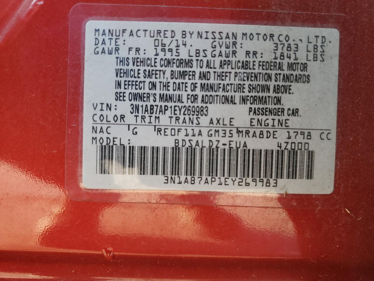 2014 Nissan Sentra - Image 13