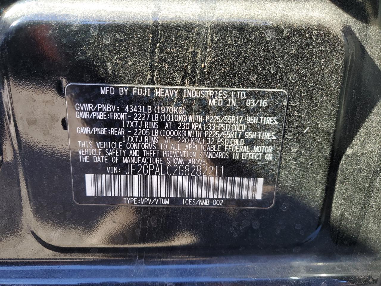 2016 Subaru XV - Image 12