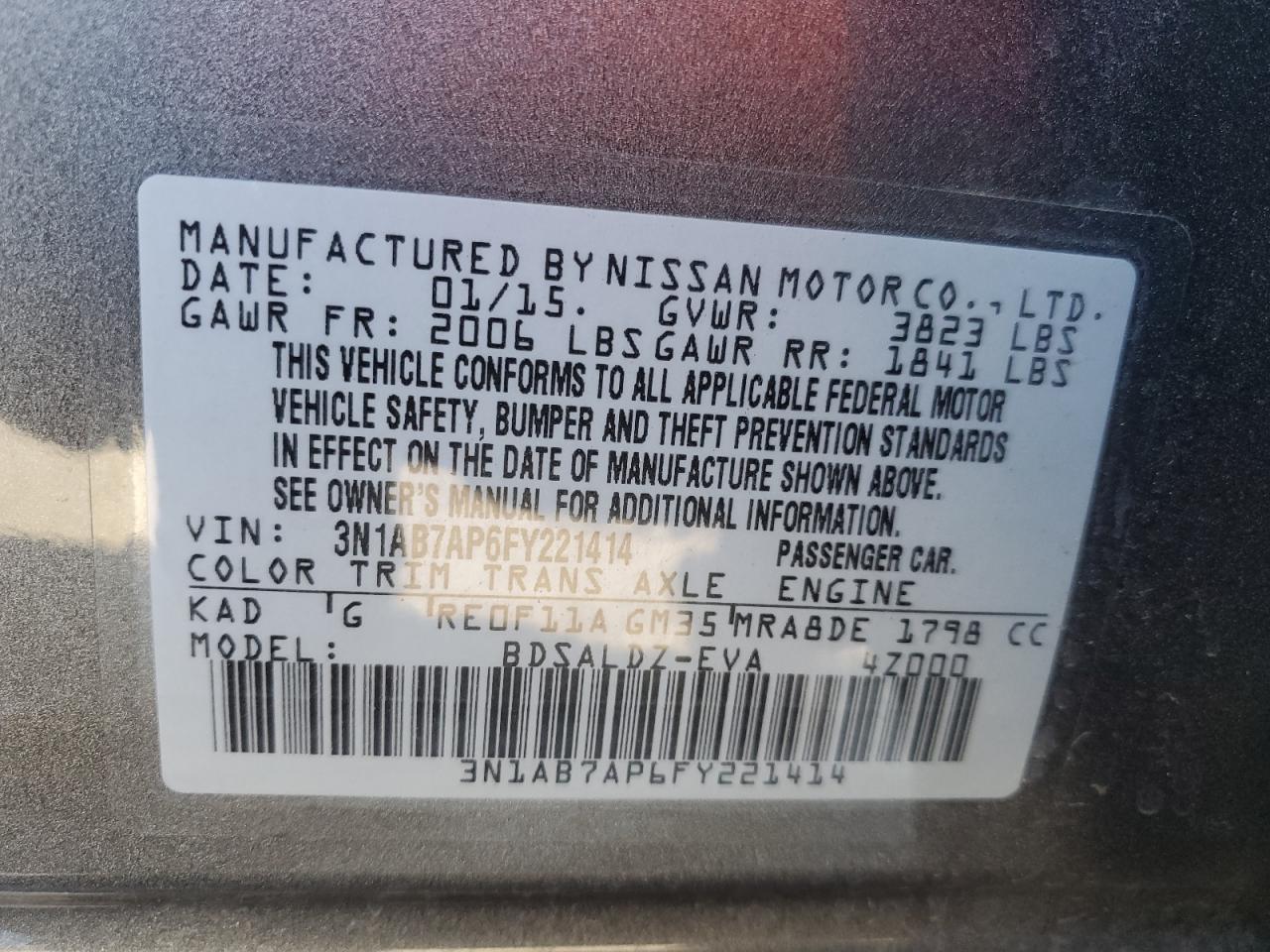 2015 Nissan Sentra - Image 14