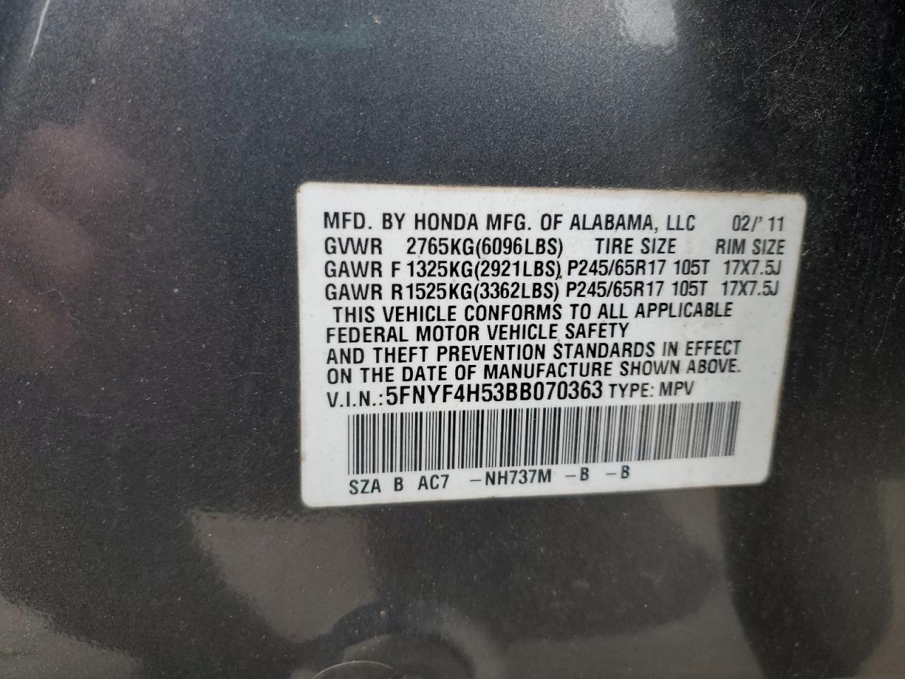 2011 Honda Pilot - Image 13