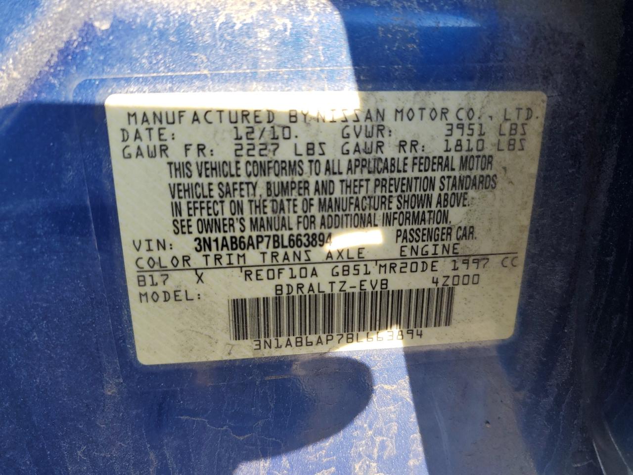 2011 Nissan Sentra - Image 12