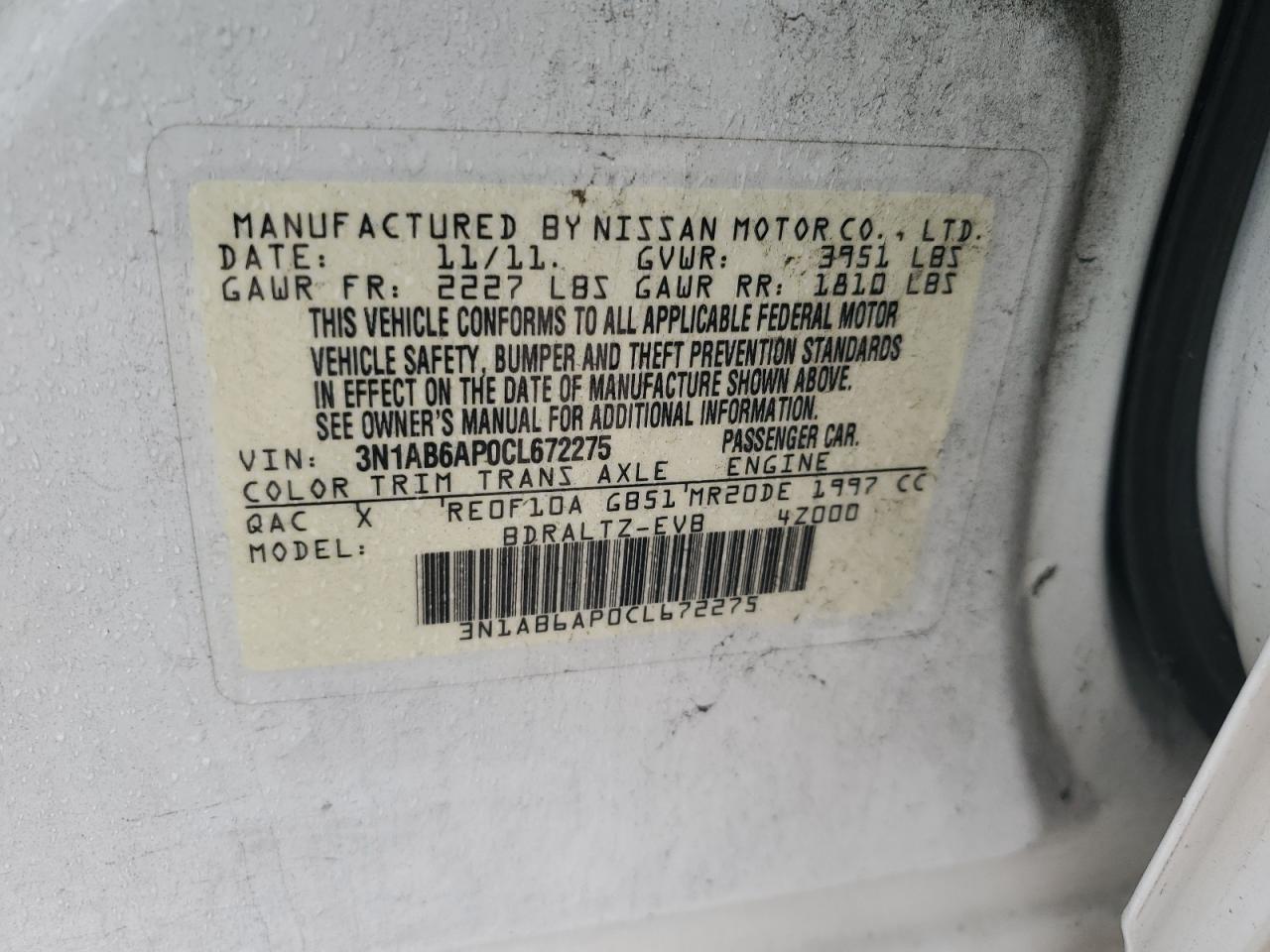 2012 Nissan Sentra - Image 12