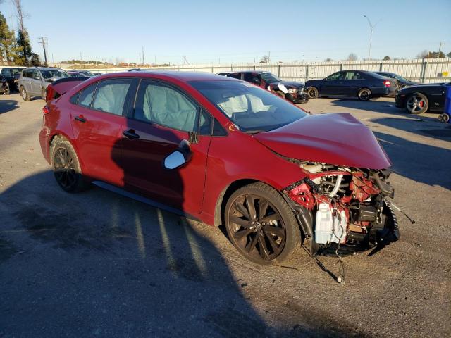  TOYOTA COROLLA 2022 Красный