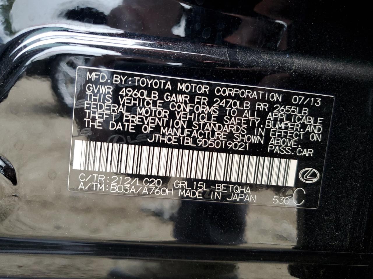 2013 Lexus GS - Image 12