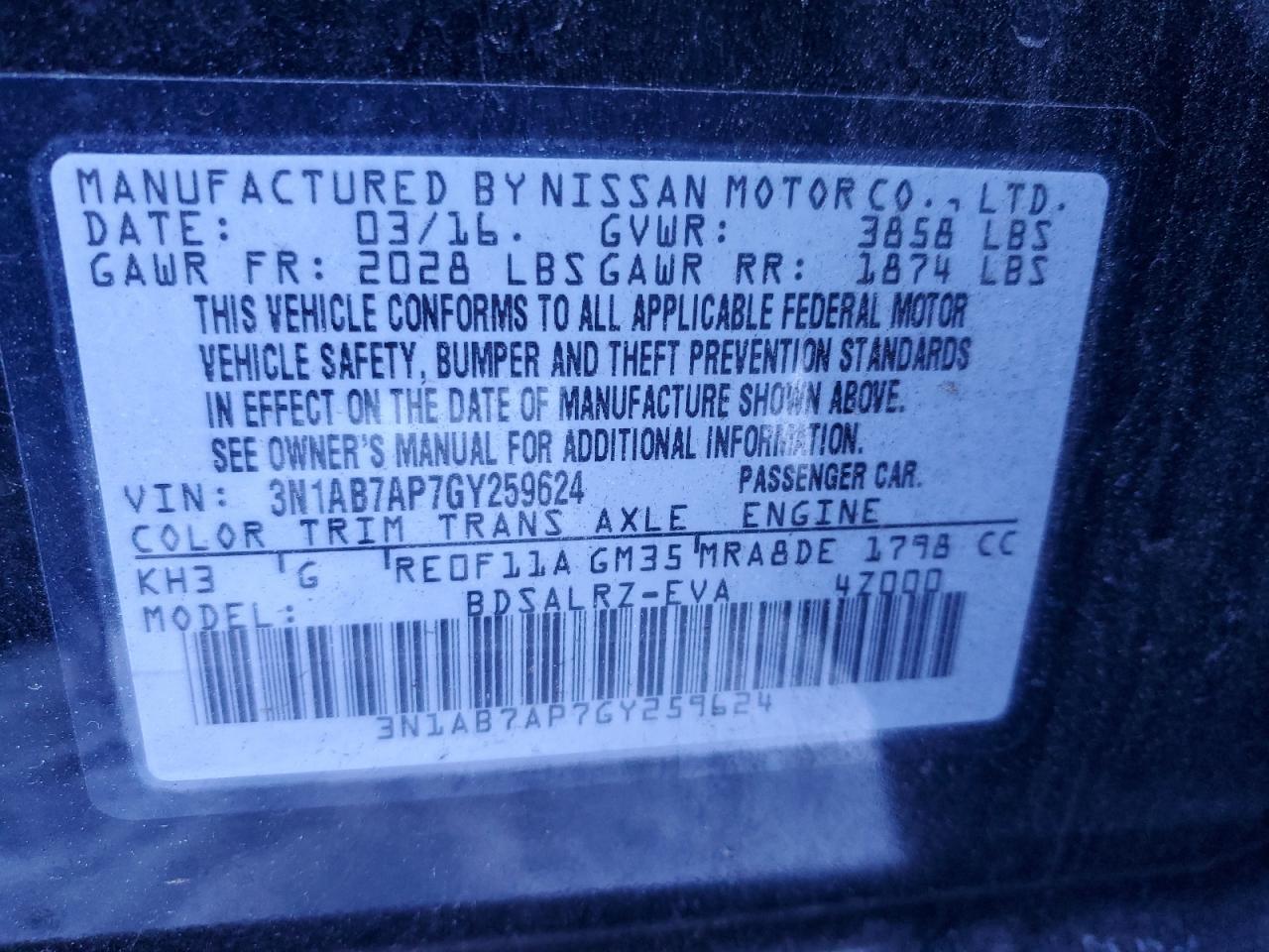 2016 Nissan Sentra - Image 12