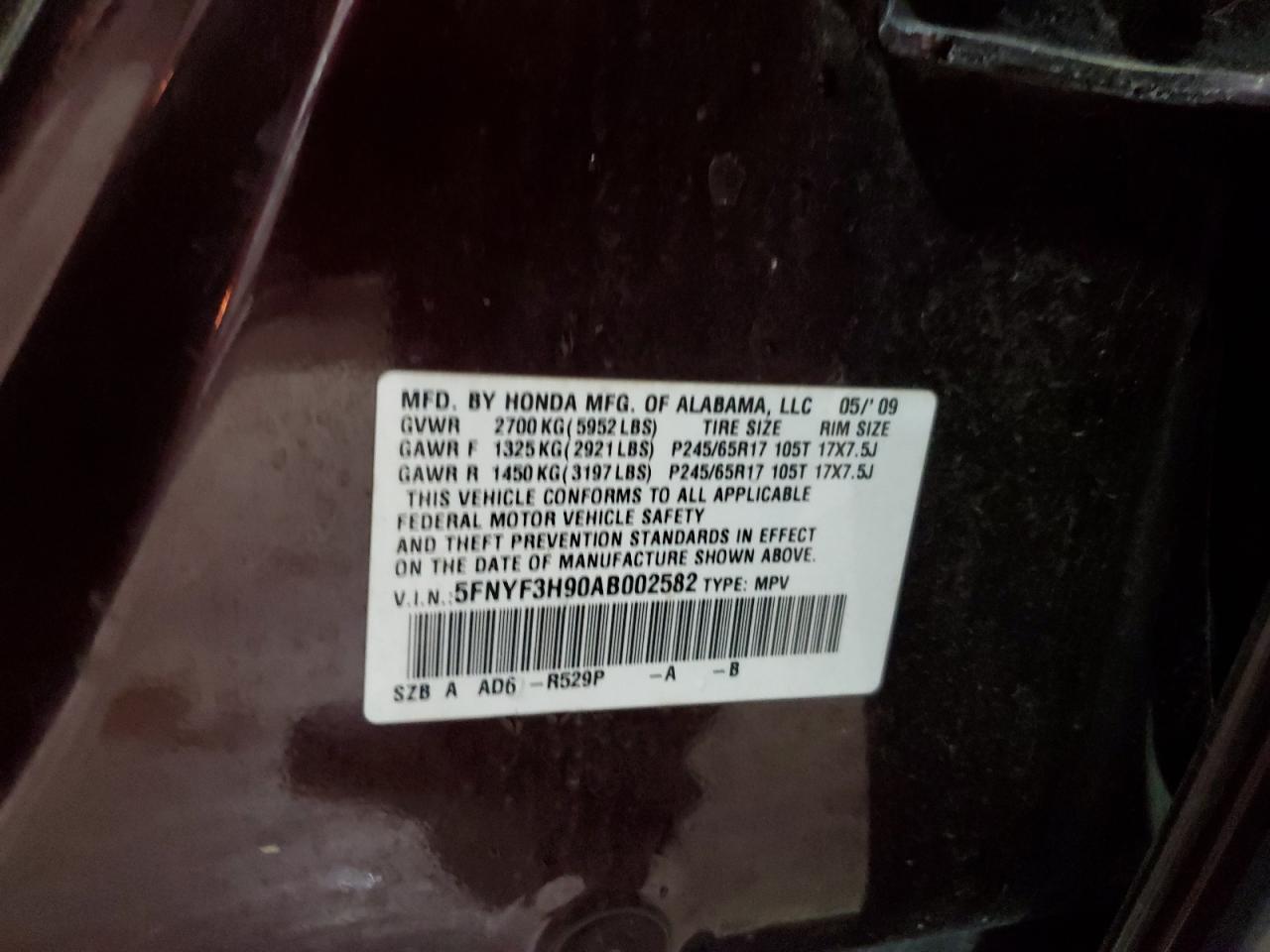 2010 Honda Pilot - Image 13