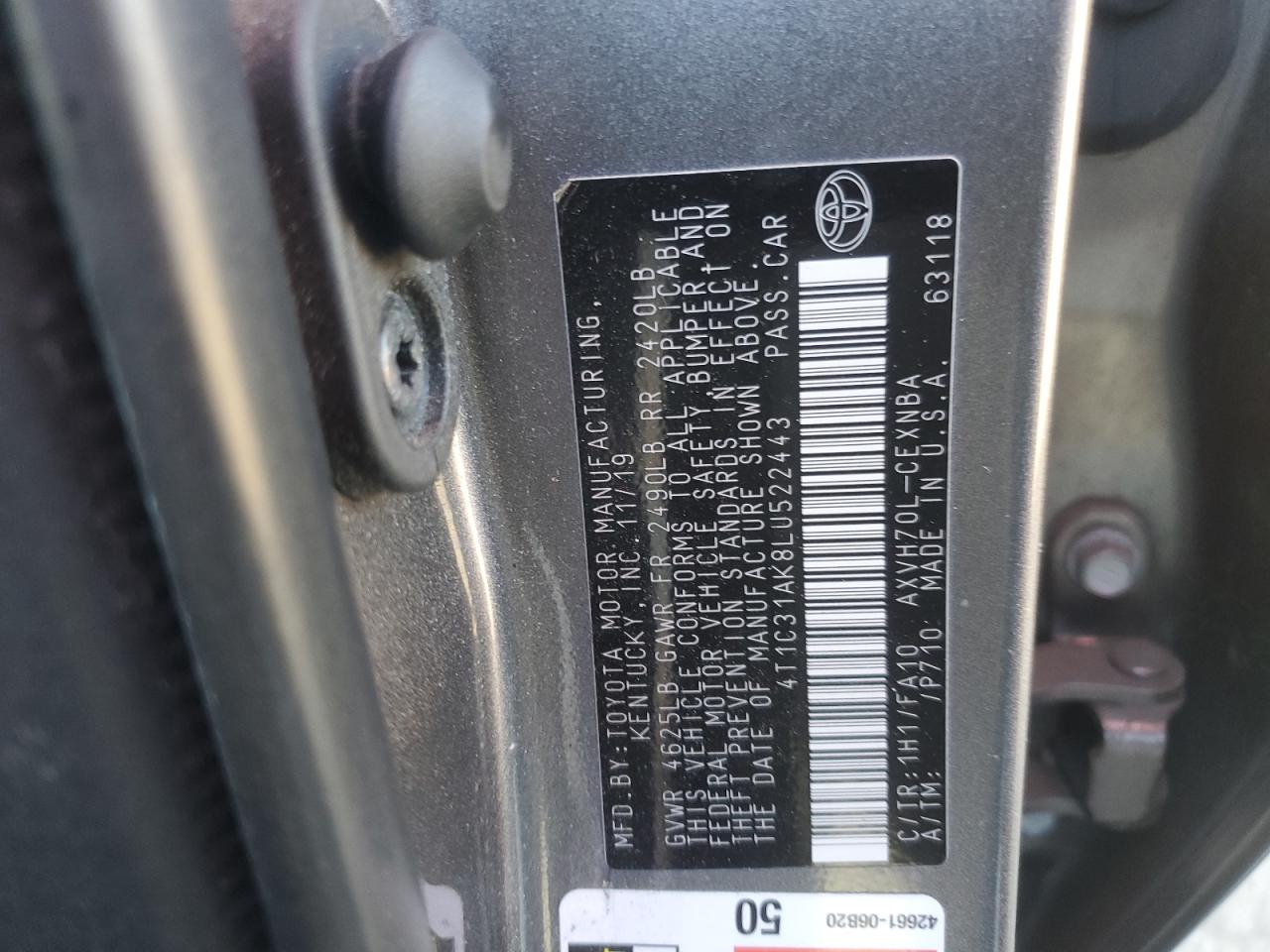 2020 Toyota Camry - Image 12