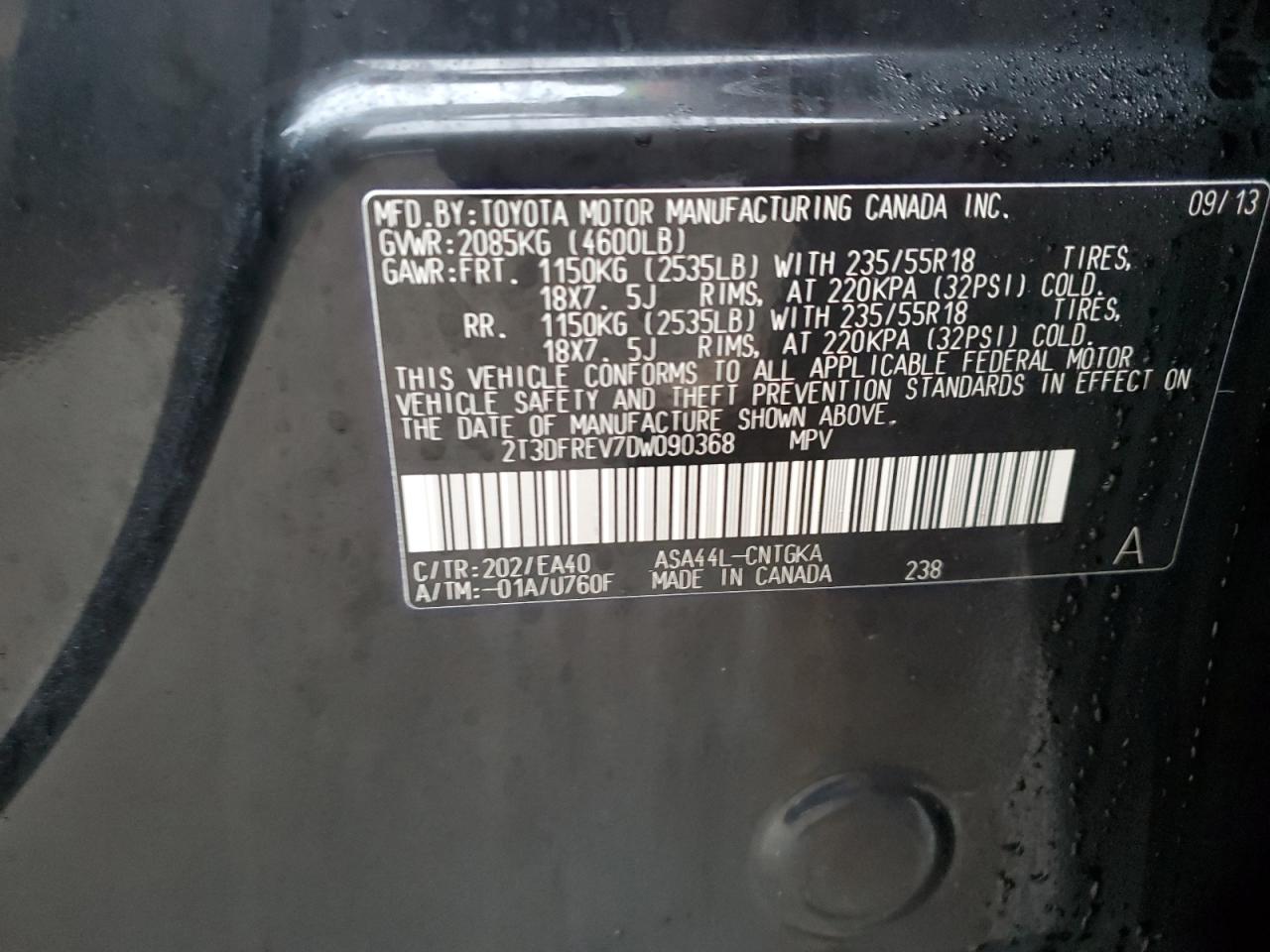 2013 Toyota RAV 4 - Image 13