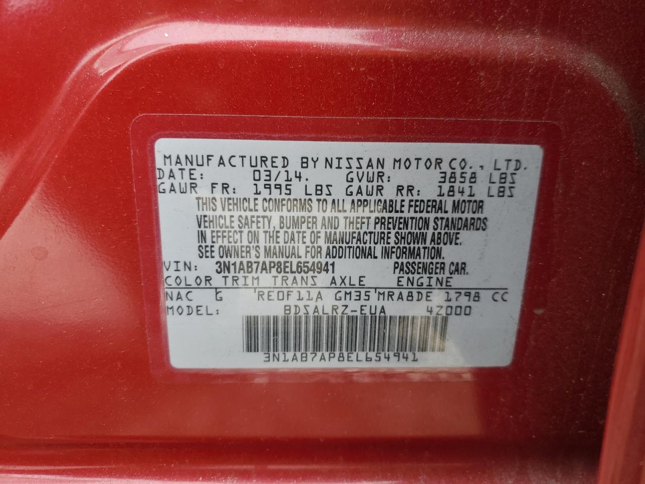 2014 Nissan Sentra - Image 12