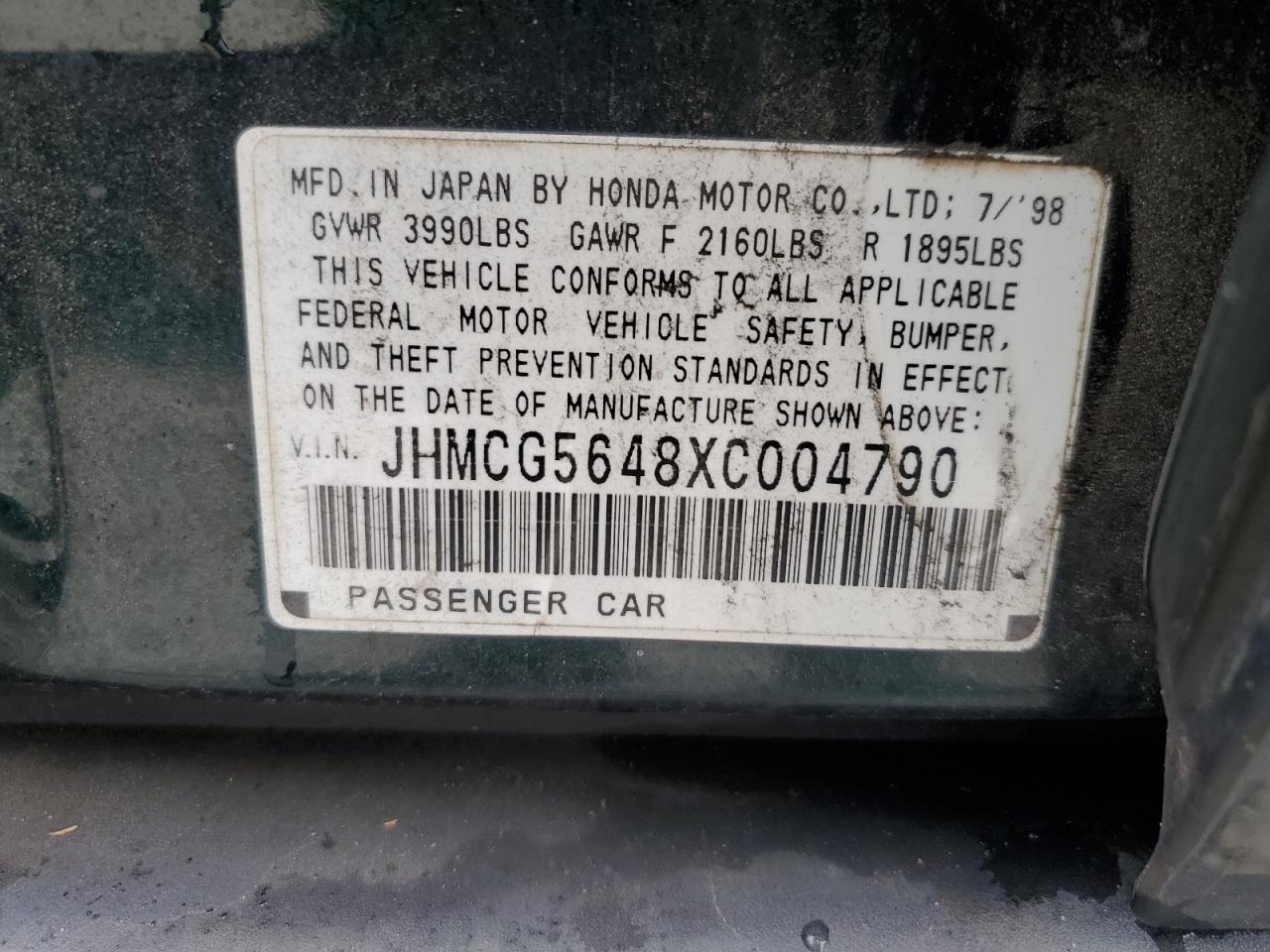 1999 Honda Accord - Image 14