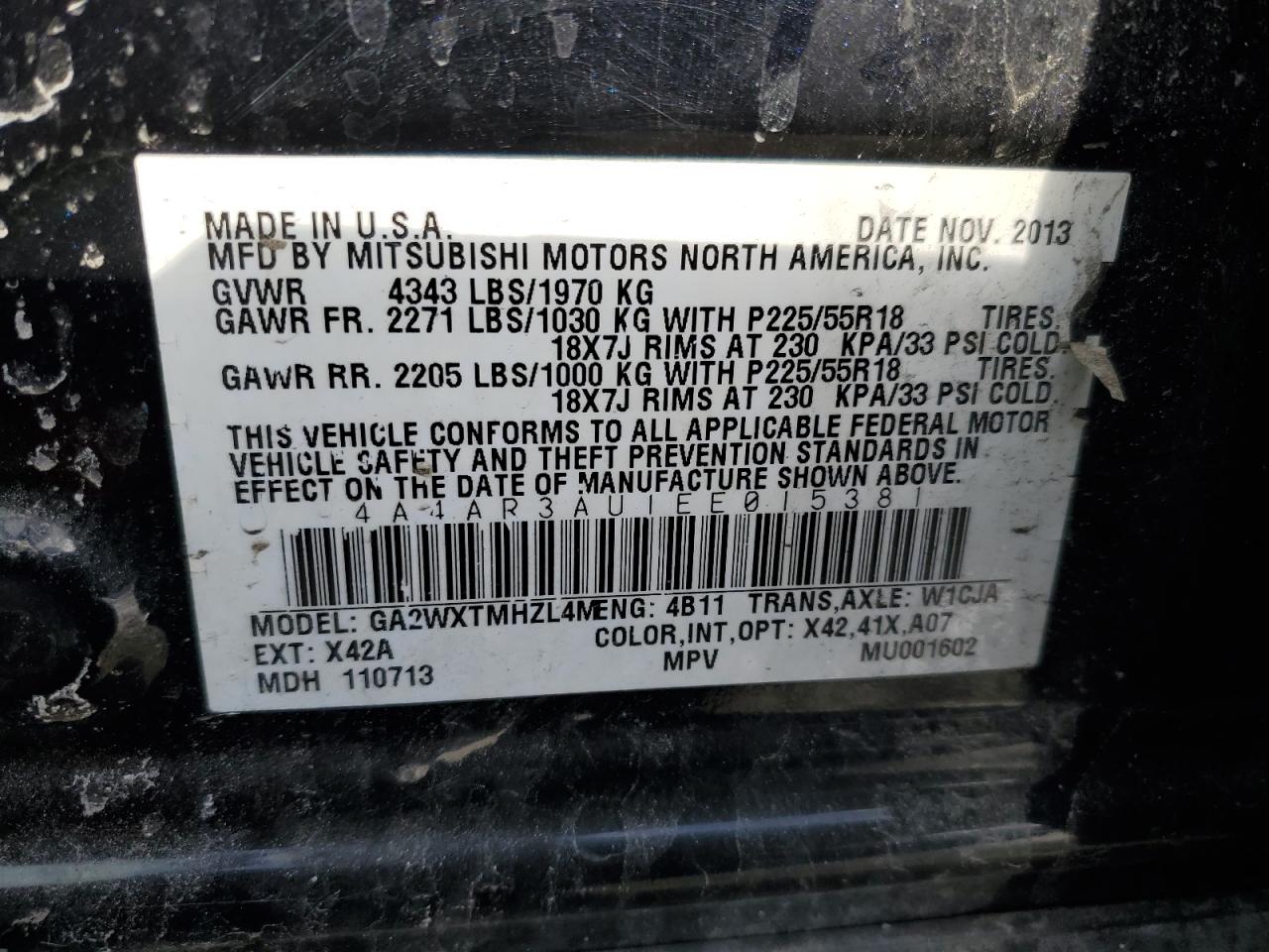 2014 Mitsubishi Outlander - Image 13