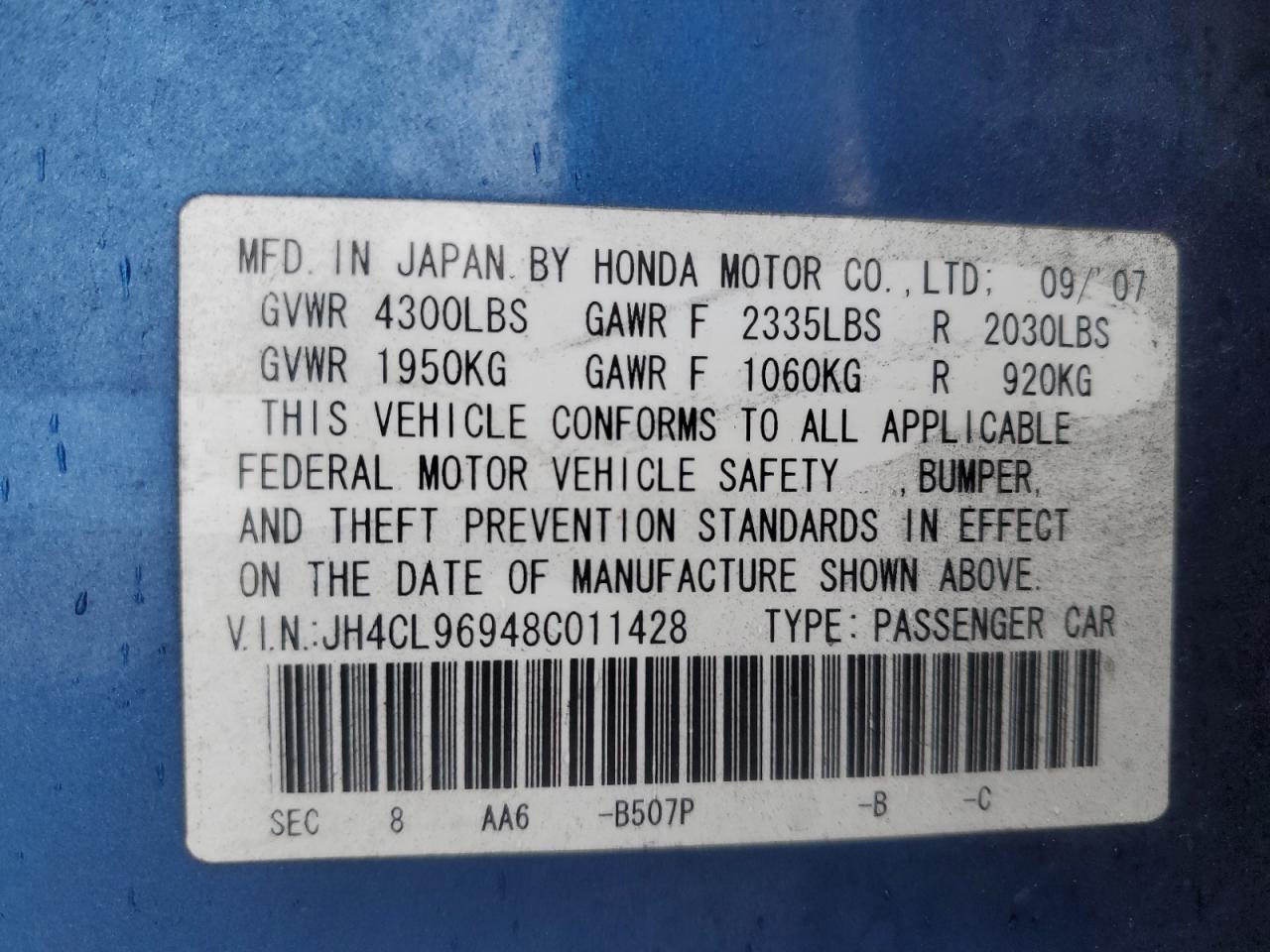 2008 Acura TSX - Image 13