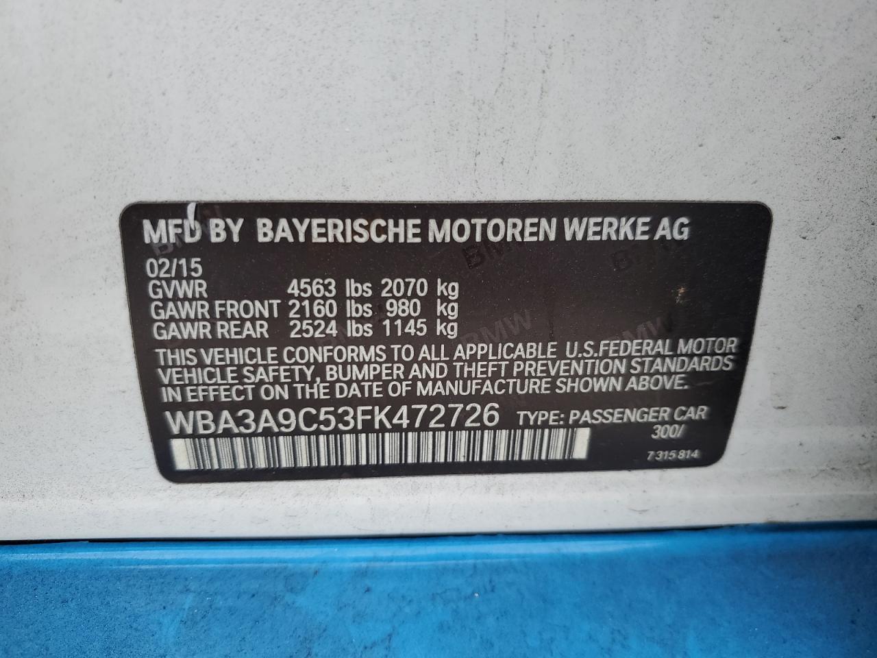 2015 BMW 3er - Image 14