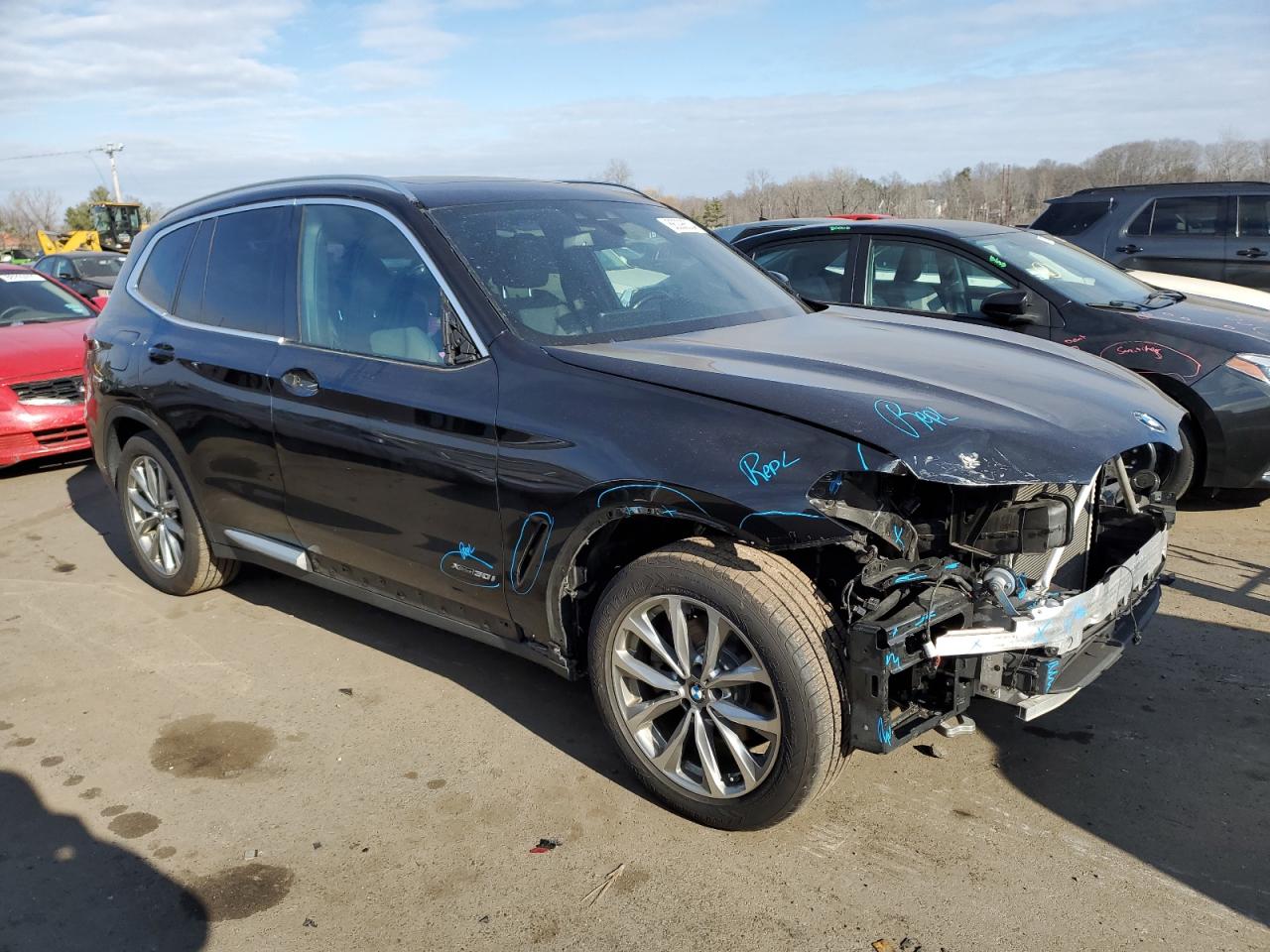 VIN 5UXTR9C57JLC79348 2018 BMW X3 no.4