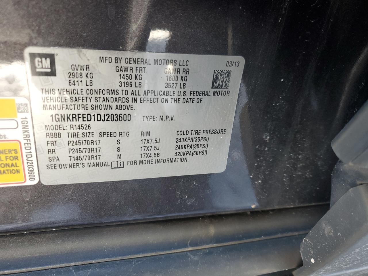 2013 Chevrolet Traverse - Image 13
