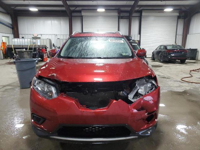  NISSAN ROGUE 2016 Czerwony