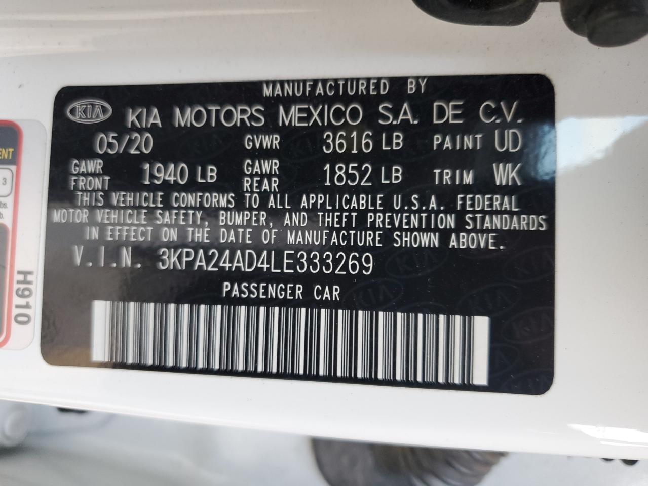 2020 Kia Rio - Image 14