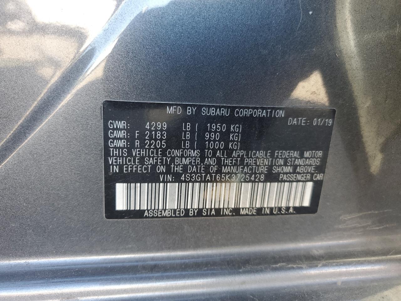 2019 Subaru Impreza - Image 12