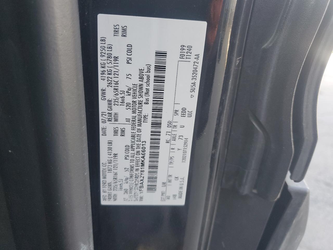 2021 Ford Transit - Image 14